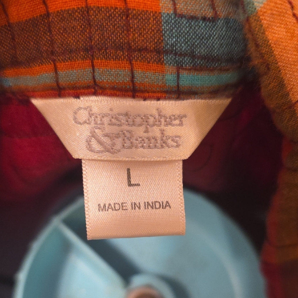 Christopher & Banks Colorful Plaid Jacket [2/$20] - Picture 2 of 4